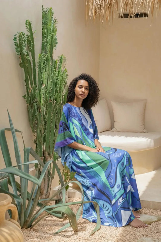 INDIGO KAFTAN