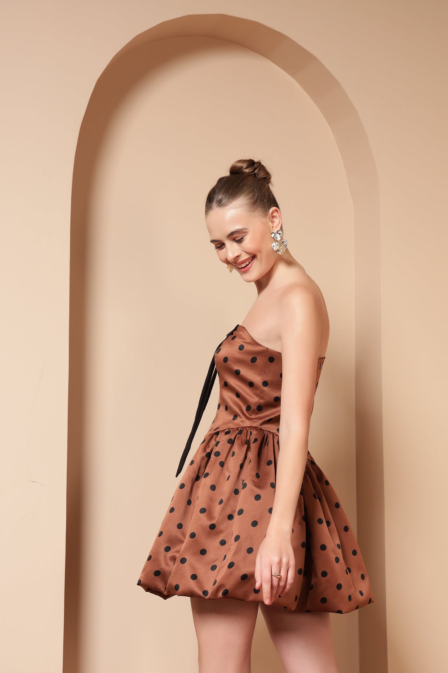 BROWNIE POLKA DOTS DRESS