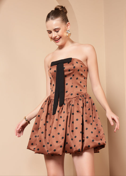 BROWNIE POLKA DOTS DRESS