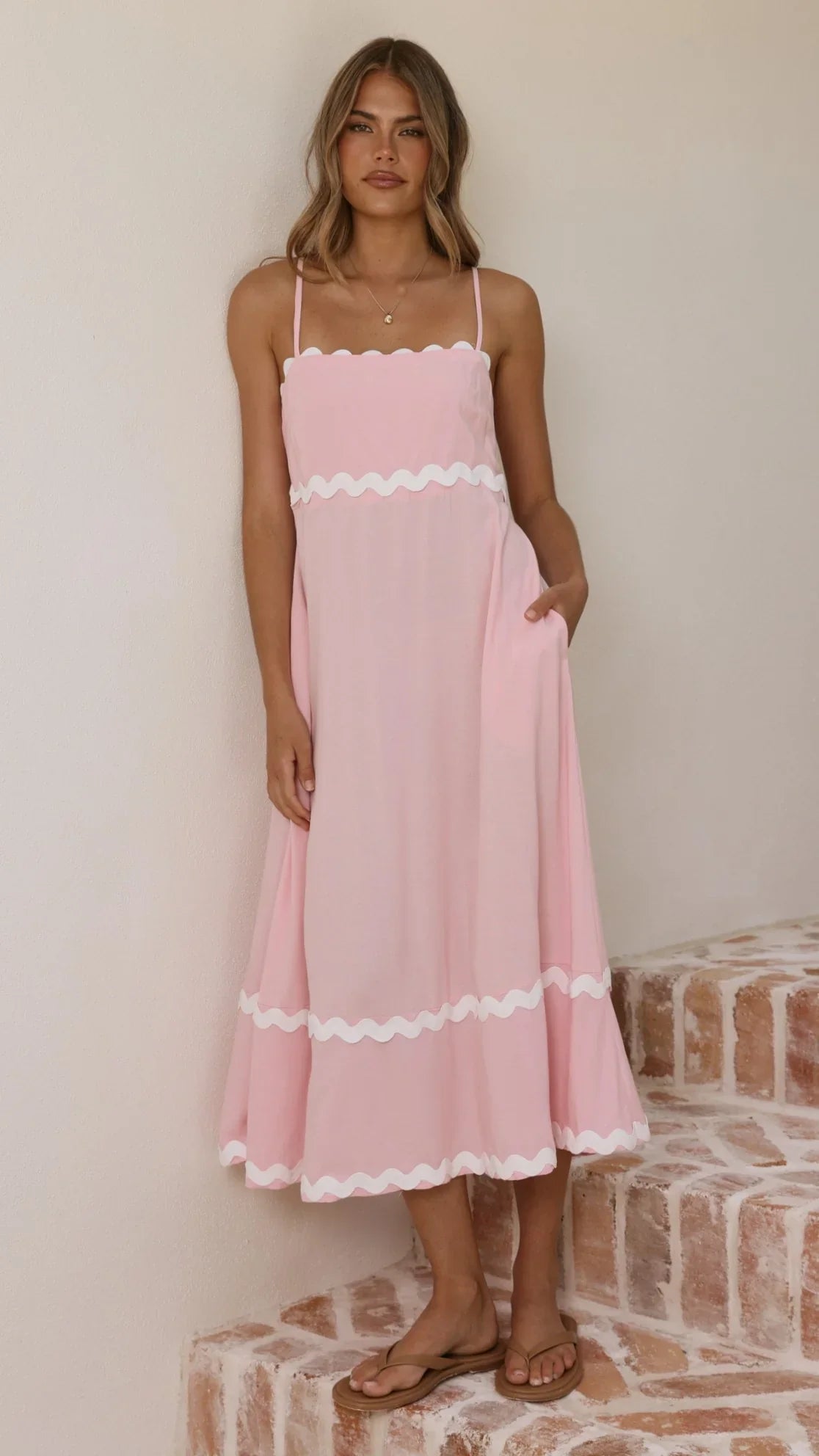 PINK MARIA MAXI DRESS
