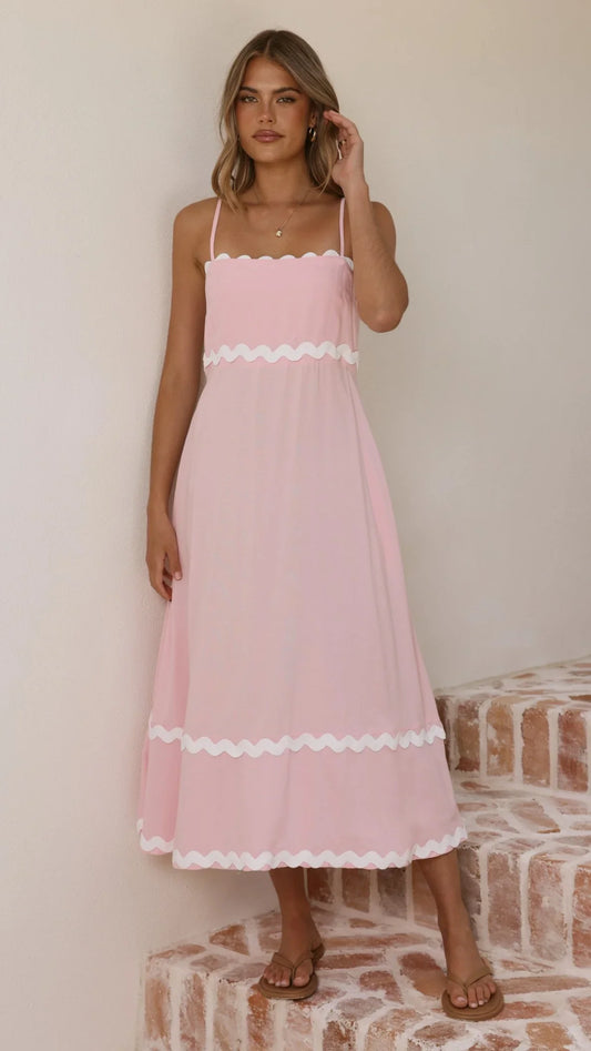 PINK MARIA MAXI DRESS