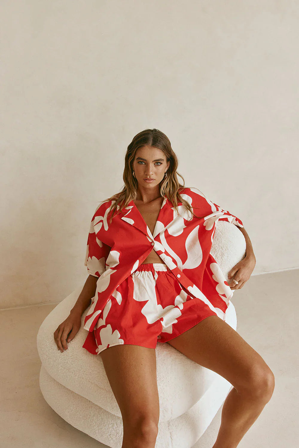 CAROLINE RED CO-ORD