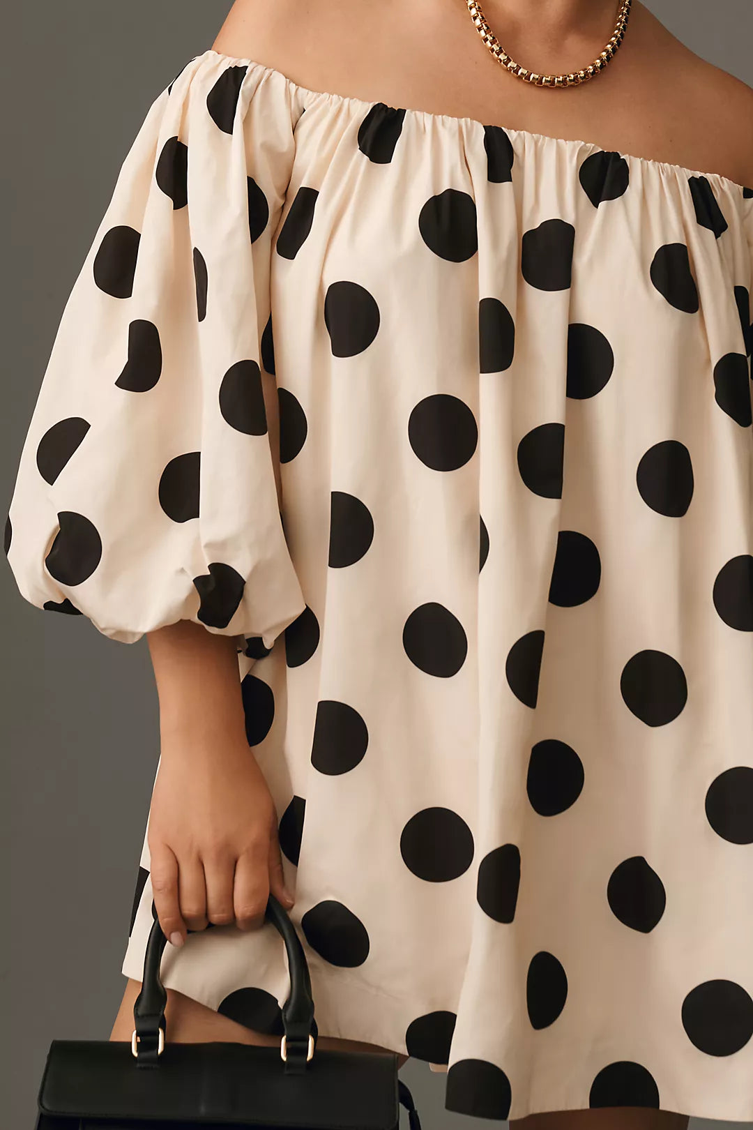 POLKA DOTS FLARE DRESS