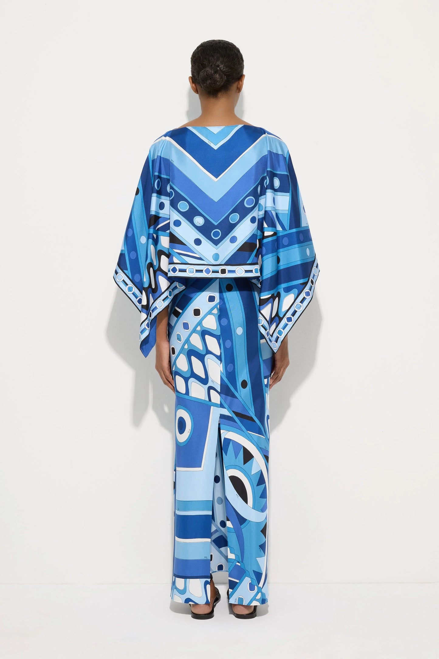 SIMONE GRAPHIC MAXI DRESS