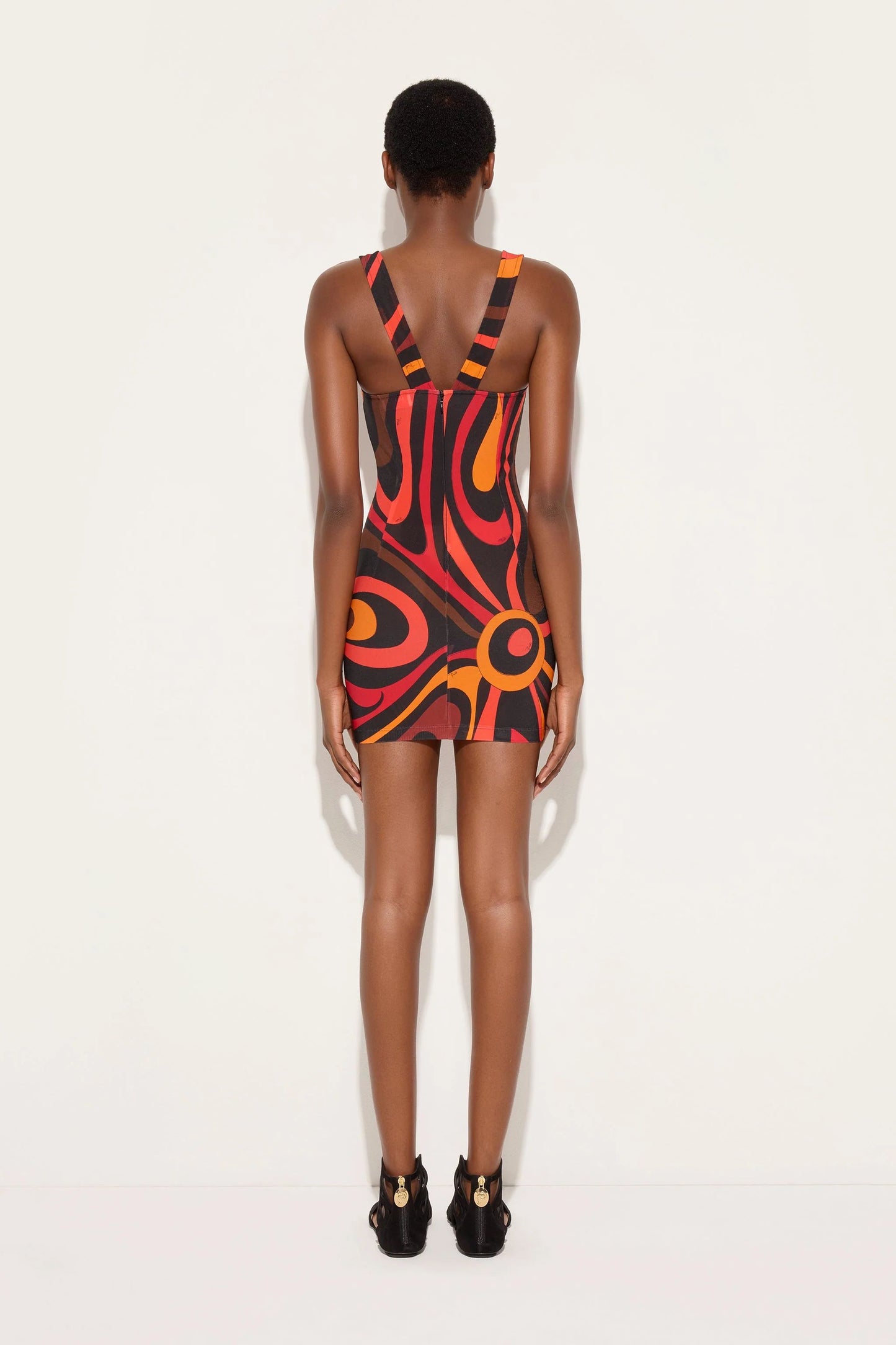 MULTICOLOR PRINT DRESS