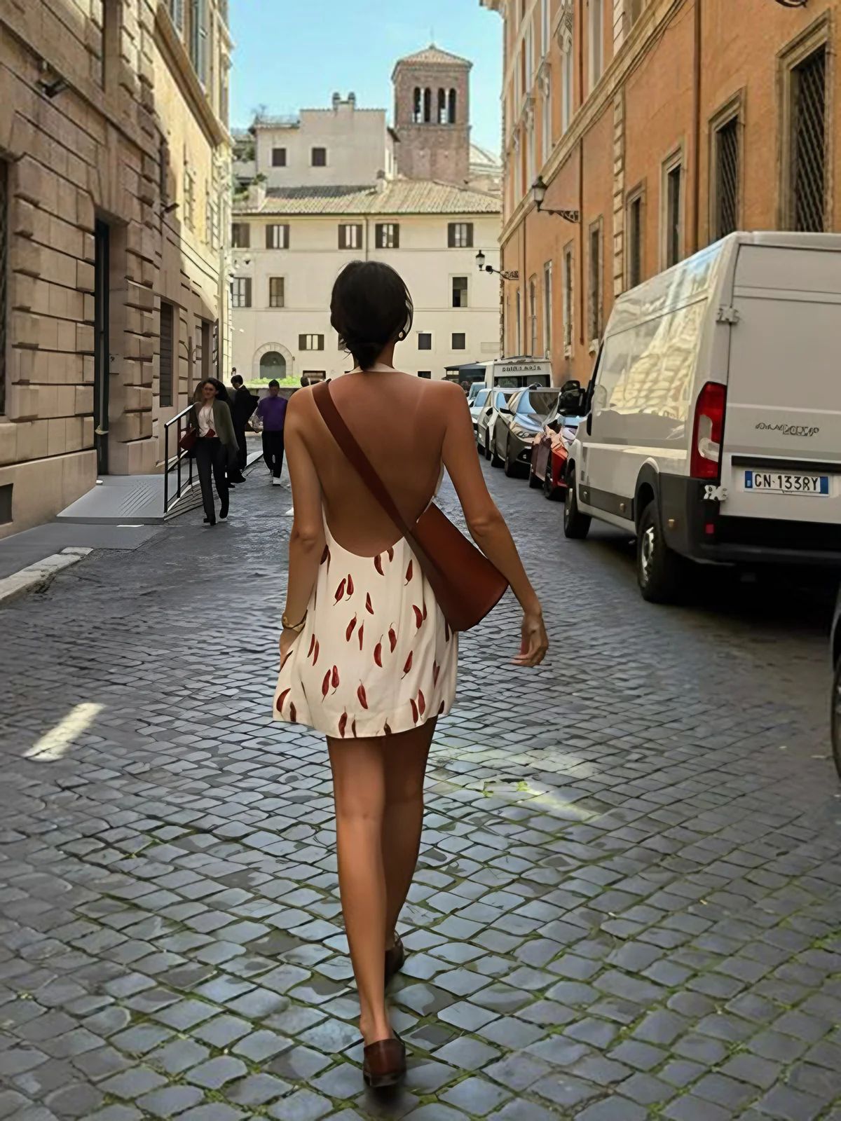 CHILLI PRINT MINI DRESS