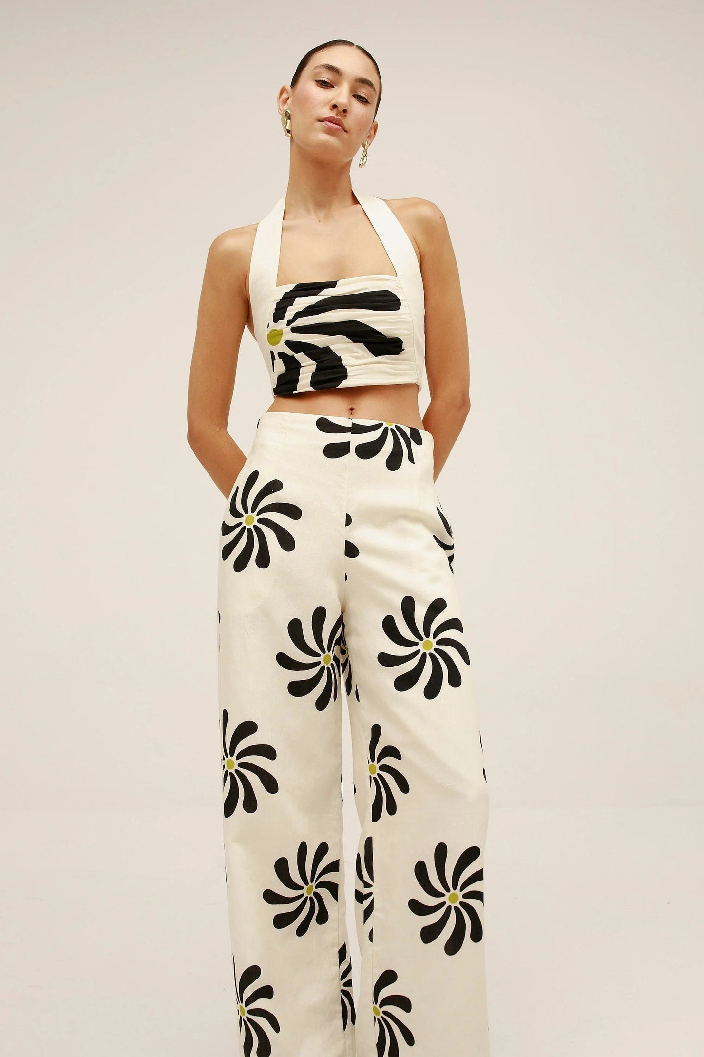 NOIR BLOOM PANT TOP SET CO-ORD