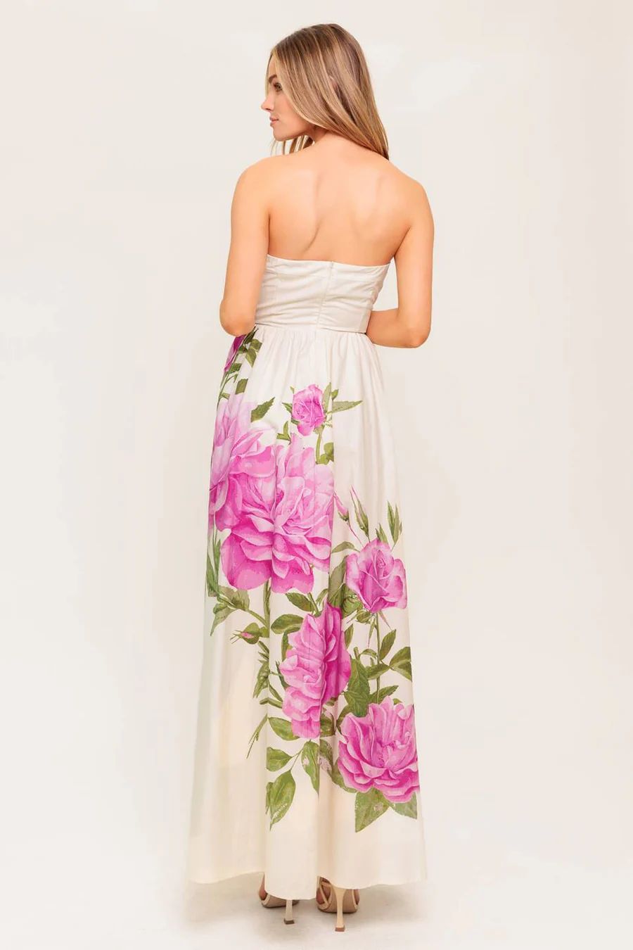 ROSE GARDEN IVORY DRESS