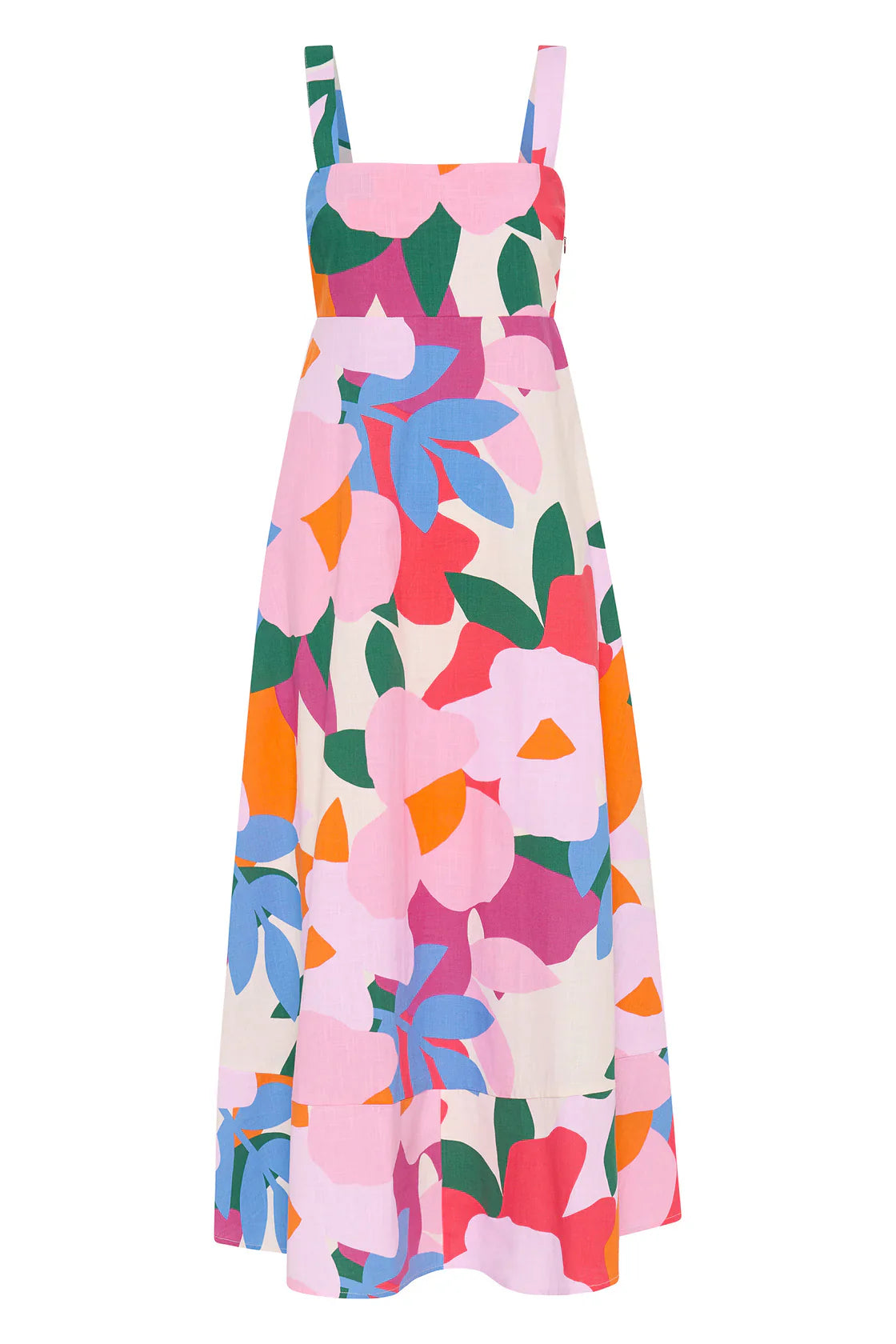 IRIS PINK FLORAL SUMMER DRESS