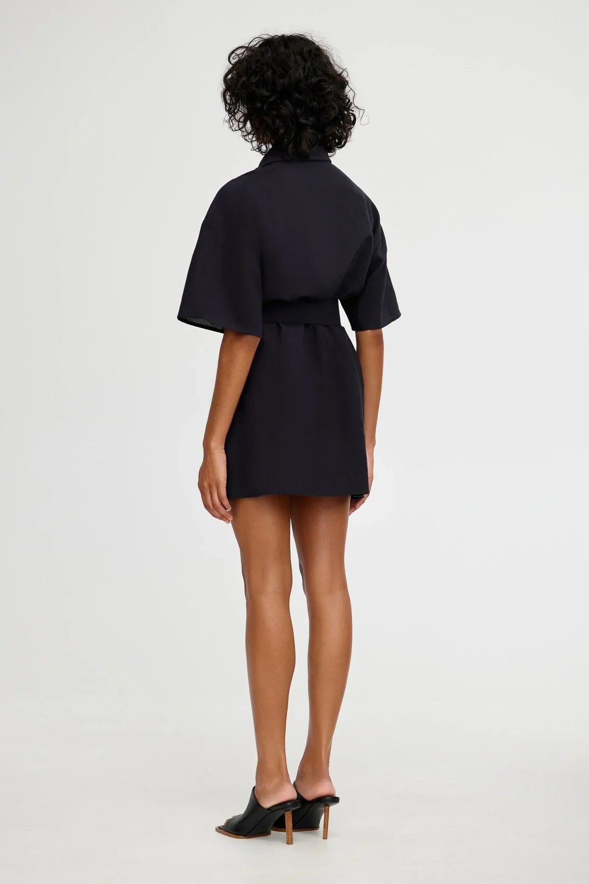 TARA EMBROIDERED SHIRT DRESS
