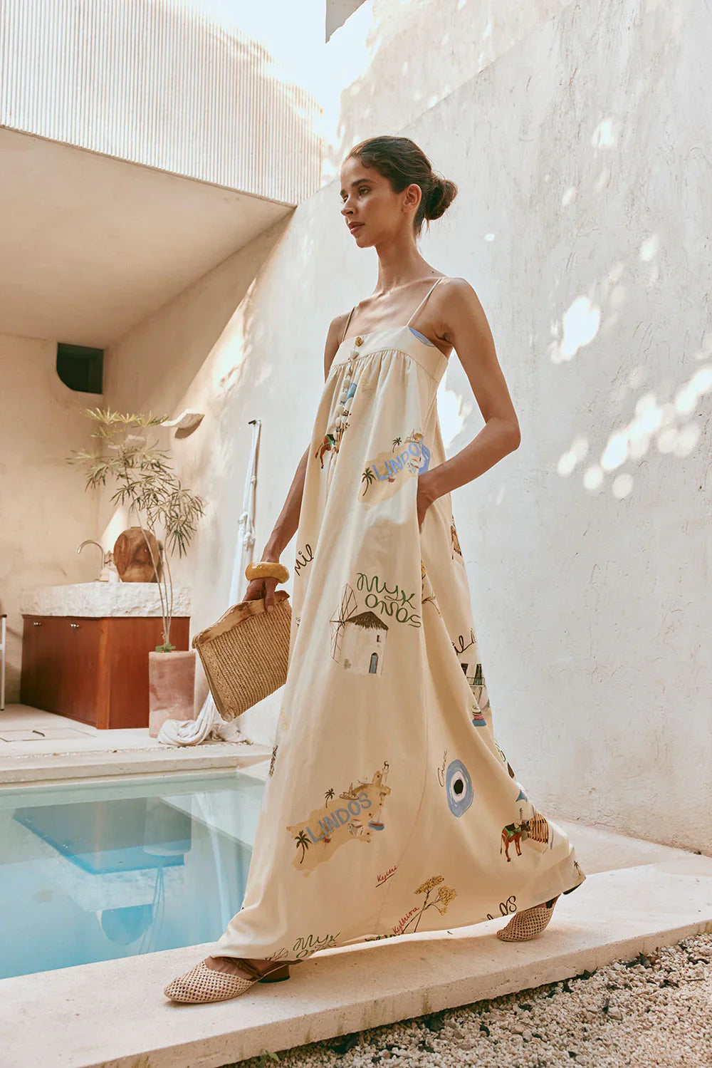 GREECE ELVI MAXI DRESS