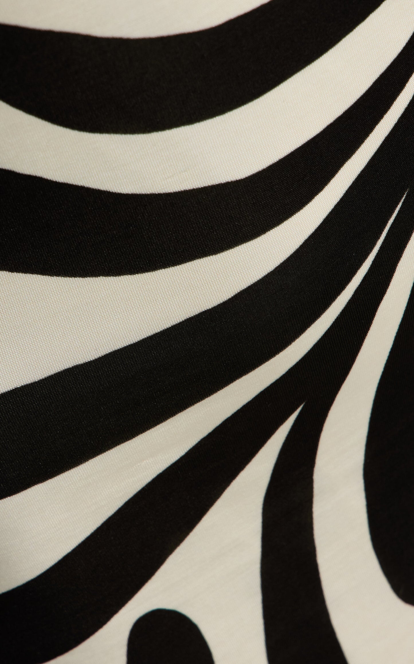 BODYCON B&W PRINTED DRESS